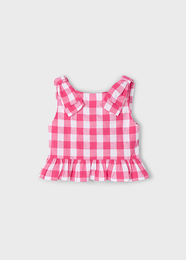 Girl Peplum Top - Peony – Hooray Children's Shoppe
