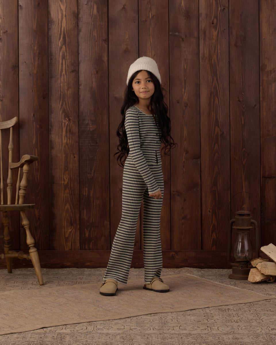 Flare Rib Knit Pant - Midnight Stripe – Hooray Children's Shoppe