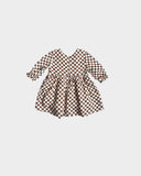 Woven Checkered Dress