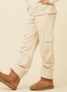 Toffee Wide Leg Cargo Pant