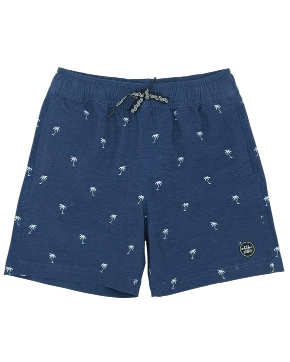 Island Palm Volley Trunk - Navy