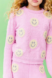 Pinky Fuzzy Smiley Emoji Set