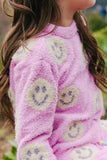 Pinky Fuzzy Smiley Emoji Set