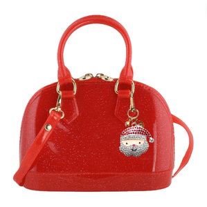 Cate Sparkle Red with Jolly St Nick Charm