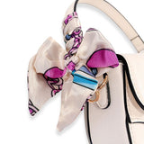 Mini Saddle Purse w/ Scarf - Ivory