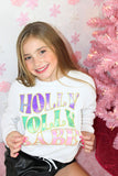 Holly Jolly Babe Graphic Sweatshirt