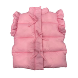 Ruffle Bows Puffer Vest