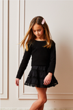 Sofia Heart Bow Lace Mini Skirt