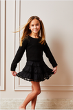 Sofia Heart Bow Lace Mini Skirt
