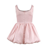 Pastel Gems Bubble Dress - Pink