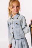 Sparkle Bows Denim Jacket