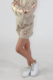 Football Heart Applique Shorts