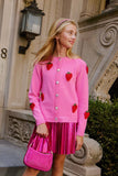 Sweet Strawberry Cardigan