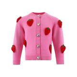 Sweet Strawberry Cardigan
