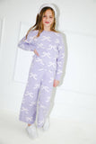Lavender 'Pretty In Bows' Fuzzy Set