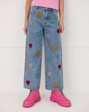 Gems Rainbow Heart Jeans