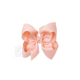 Signature Grosgrain Bow on Clip: 5.5" Huge - 2.25" Ribbon on Alligator Clip - Various Colors