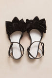 Mini Eloise Bow Heel - Black