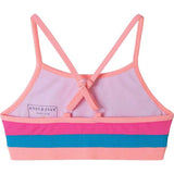 Tween Girls Blue Rib Colorblock Bikini