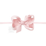 Nylon Headband - Medium Bow - 3.5"