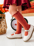 Dottie Knee Socks - Rust