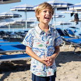 Baby Boys Pull On Short - Navy