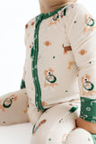 Varsity Pups Zipper Romper