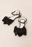 Mini Eloise Bow Heel - Black