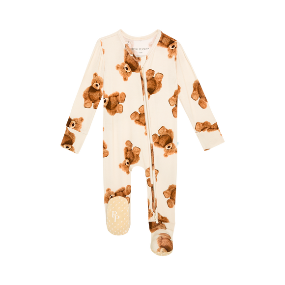 Teddy Freddy - Footie Zippered One Piece