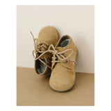 James Boy's Nubuck Leather Lace Up Shoe (Baby) - Nubuck Khaki