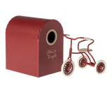 Abri a Tricycle, Mouse - Red