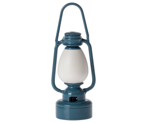 Vintage Lantern, Mouse - Blue