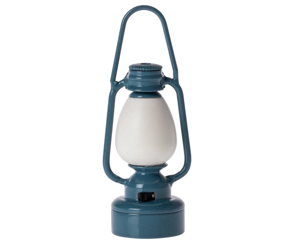 Vintage Lantern, Mouse - Blue