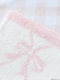 Bow Chenille Blanket