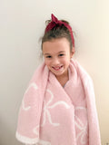 Bow Chenille Blanket