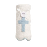 Blue Cross Chenille Blanket