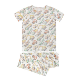 Short Sleeve Pajamas - Busy Building
