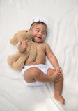 Doodle Swaddle & Rattle Set