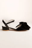 Mini Eloise Bow Heel - Black