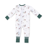 Pointer Pups and Ducks Convertible Romper