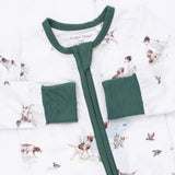 Pointer Pups and Ducks Convertible Romper