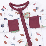 Vintage Football Convertible Romper