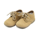 James Boy's Nubuck Leather Lace Up Shoe (Baby) - Nubuck Khaki