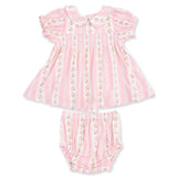 Antoinette Stripe Smocked Dress Set