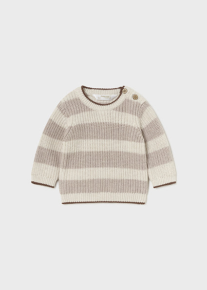 Striped Sweater - Tiramisu