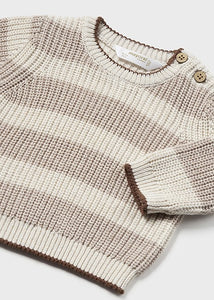 Striped Sweater - Tiramisu