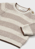 Striped Sweater - Tiramisu