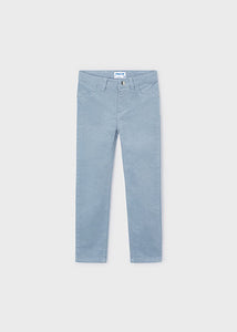 Skinny Fit Corduroy Pants - Sky Blue