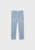 Skinny Fit Corduroy Pants - Sky Blue