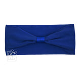 WIDE PANTYHOSE ADD-A-BOW HEADBAND: POWDER PINK / 3+ Months